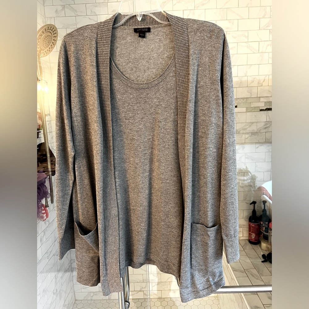 J Jill light cardigan with attached tank size S